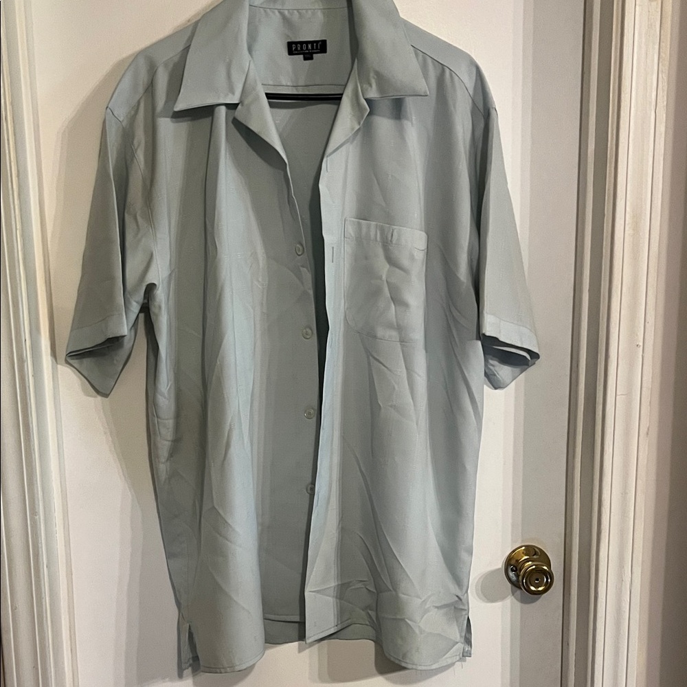 Pronti Men's Classic blue Dress Shirt💫Friday sale